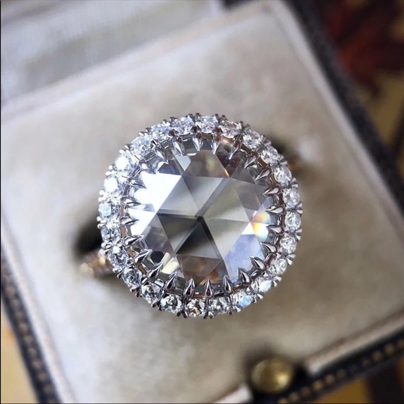 New Women’s 925 Silver Classic Round CZ Ring - Picture 4 of 6